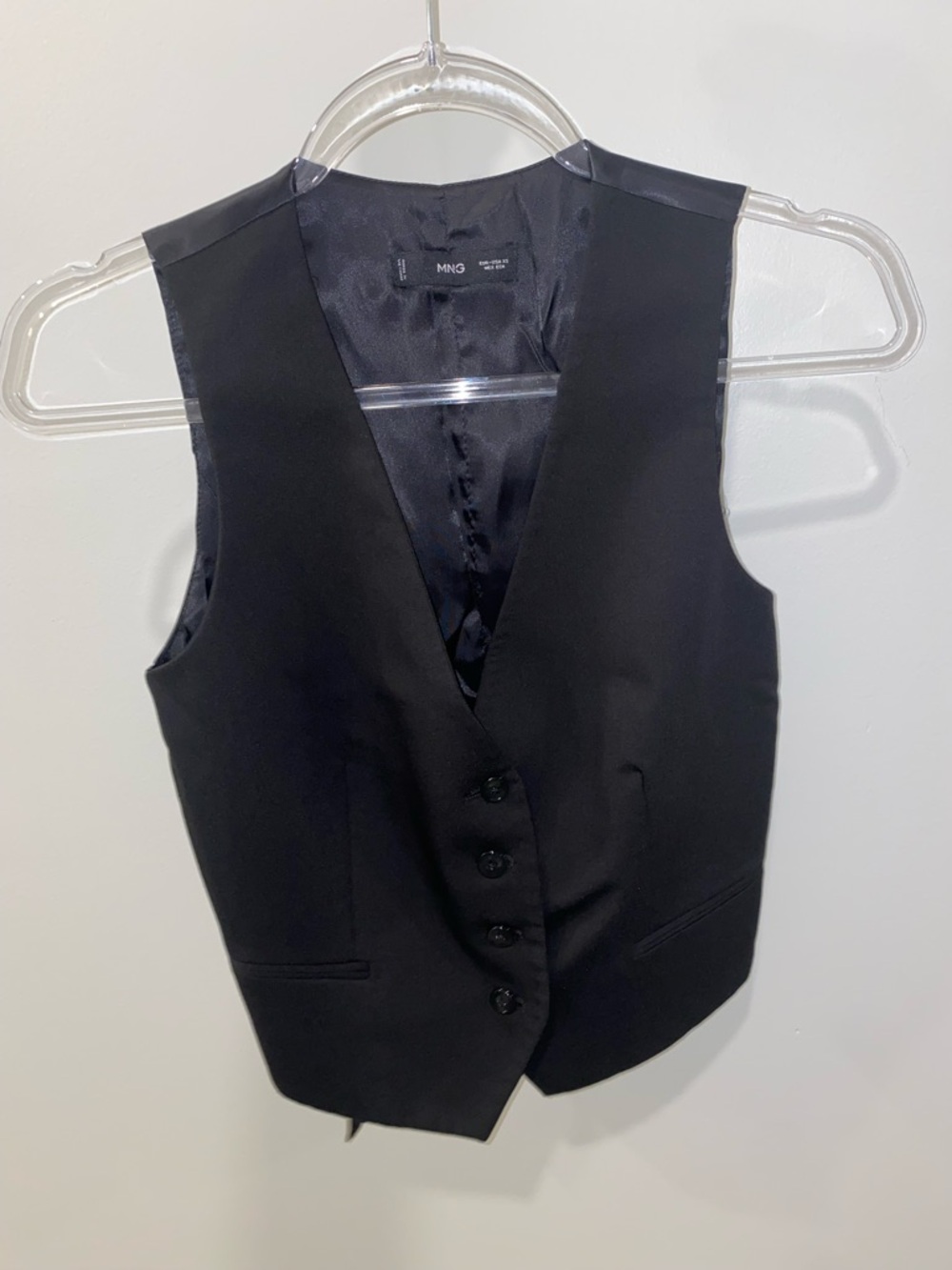Mango woman’s Black Tailored Vest